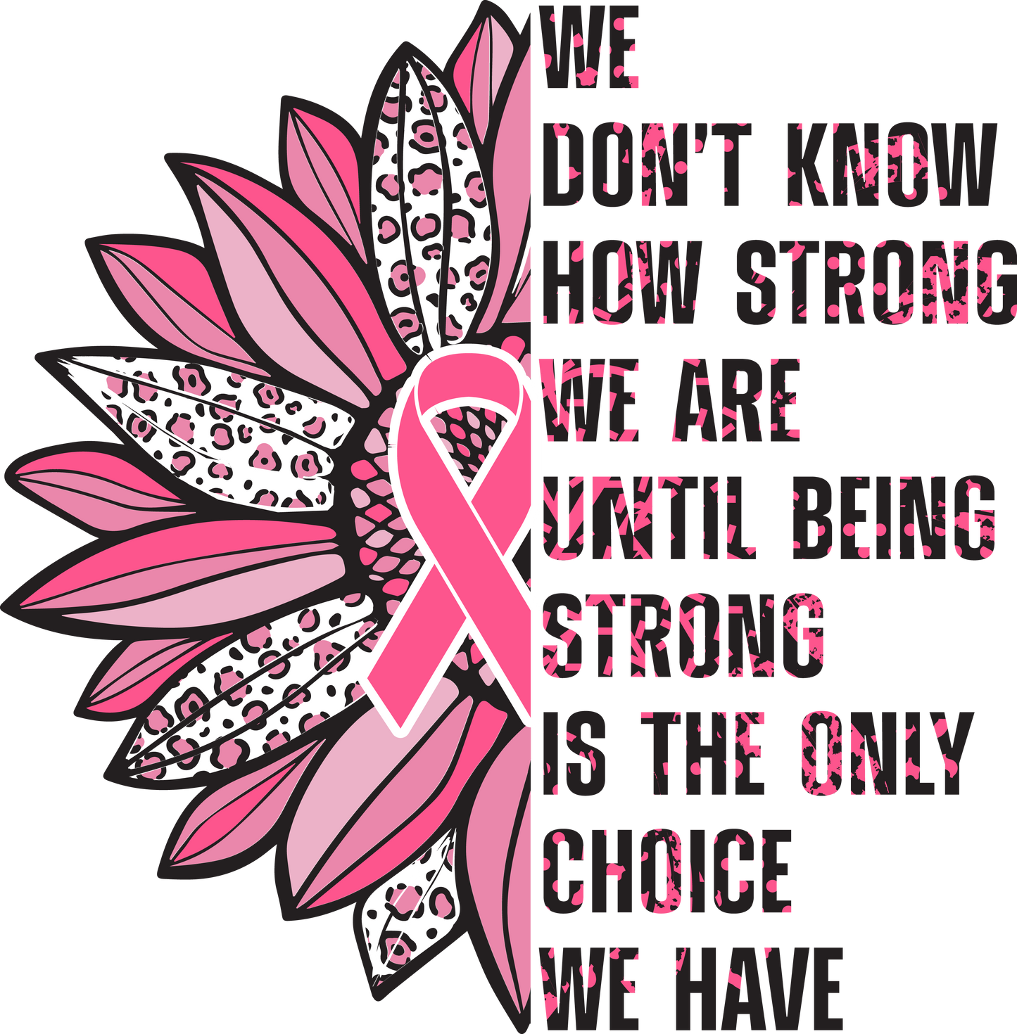 BREAST CANCER PRINT 1 - STRONG