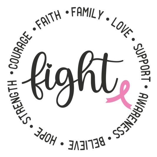 BREAST CANCER PRINT 13 - FIGHT