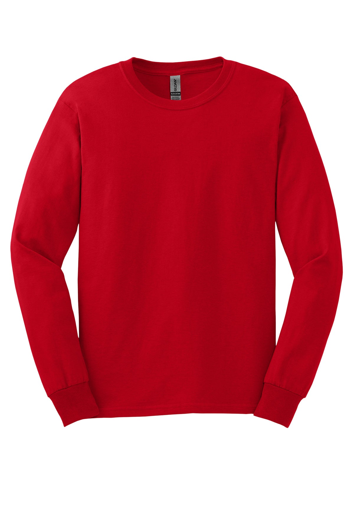 Gildan® Ultra G2400 Cotton® 100% Us Cotton Long Sleeve T-Shirt Ad Small / Red