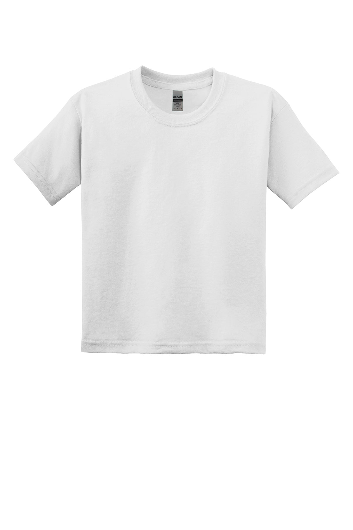 Gildan 8000B Youth Dryblend T-Shirt Yth Small / White