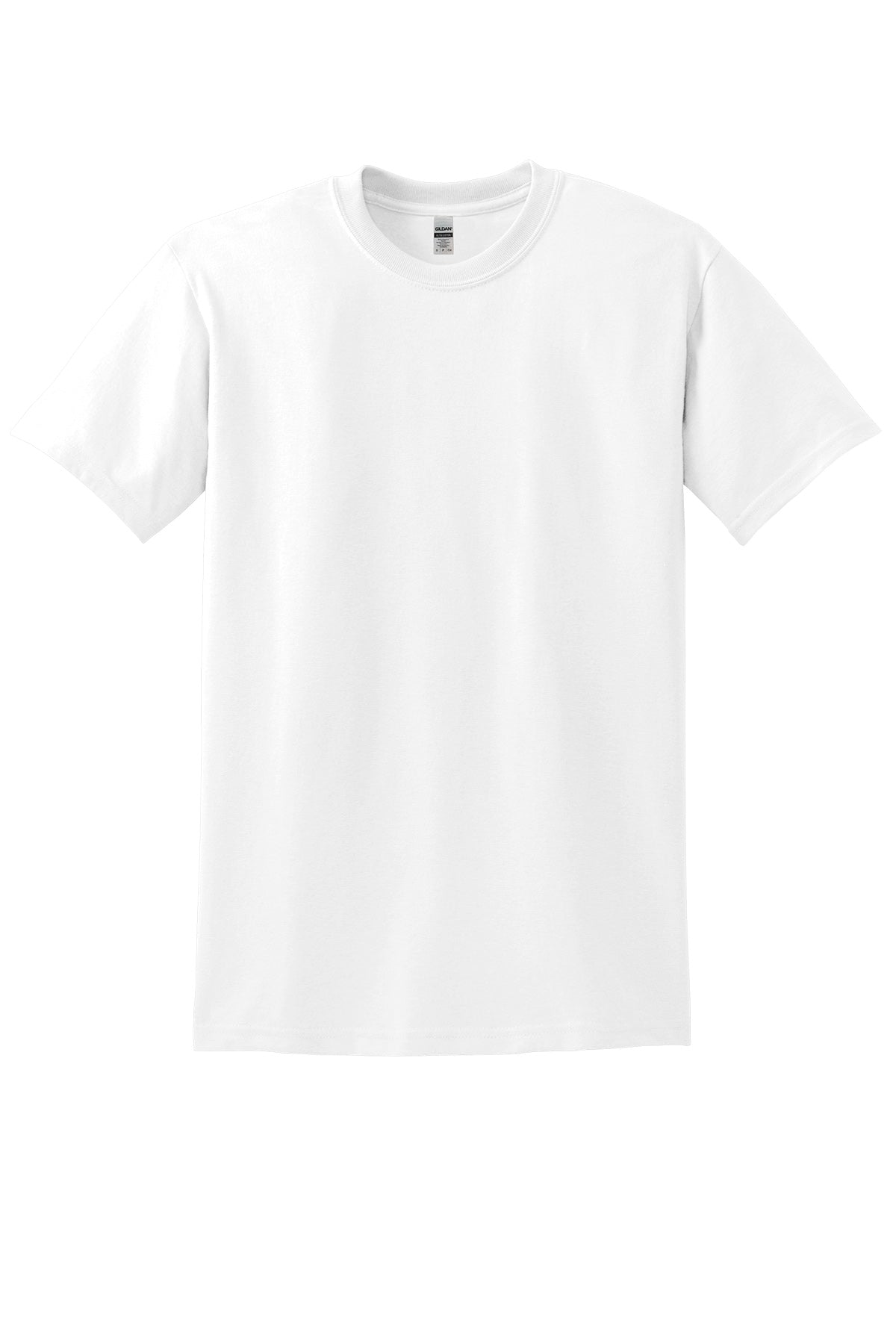Gildan 8000 Adult T-Shirt Ad Small / White