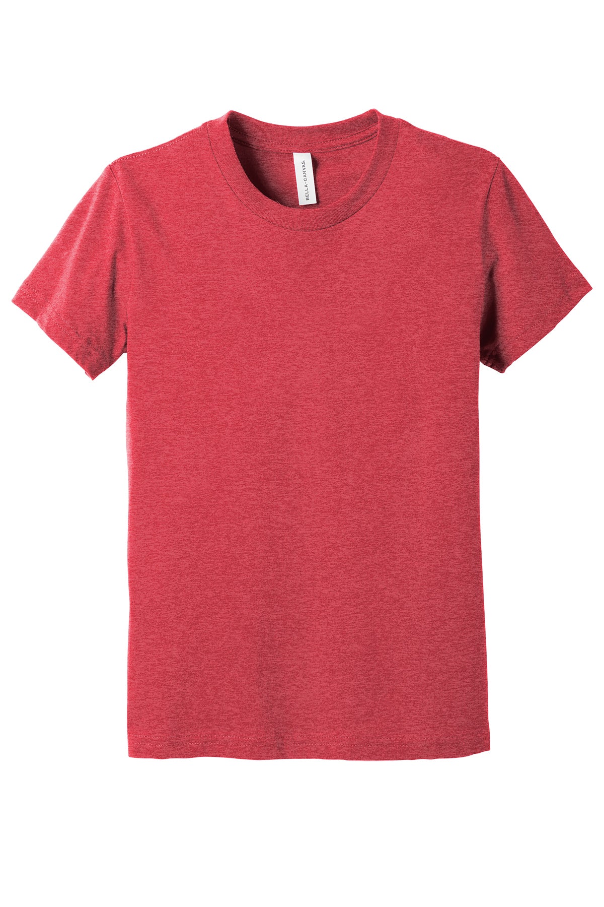 Bella+Canvas Bc3001Ycvc Youth T-Shirt Yth Small / Heather Red