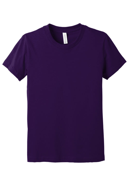 Bella+Canvas Bc3001Y Youth T-Shirt Yth Small / Team Purple