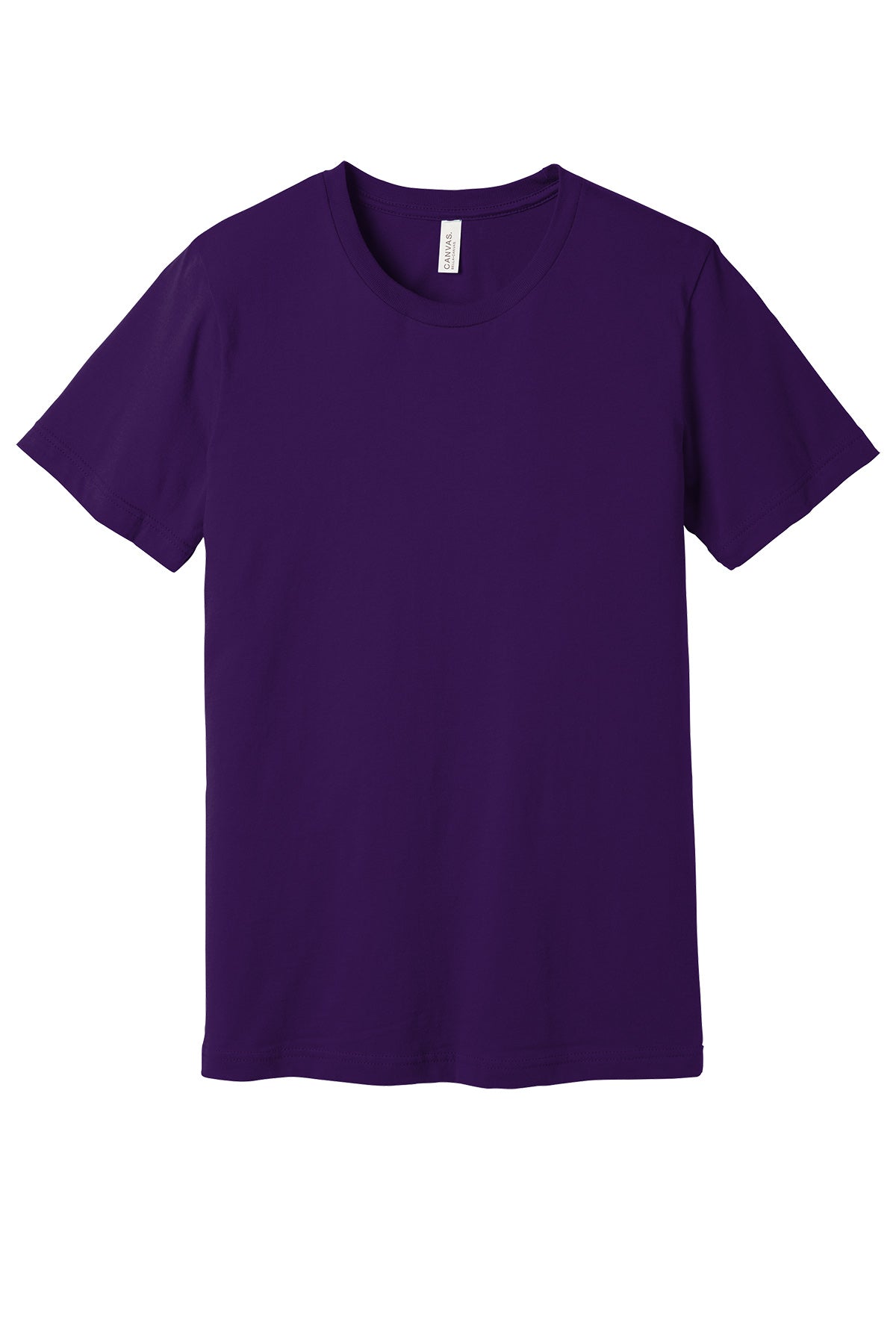 Bella+Canvas Bc3001 Adult T-Shirt Ad Small / Team Purple