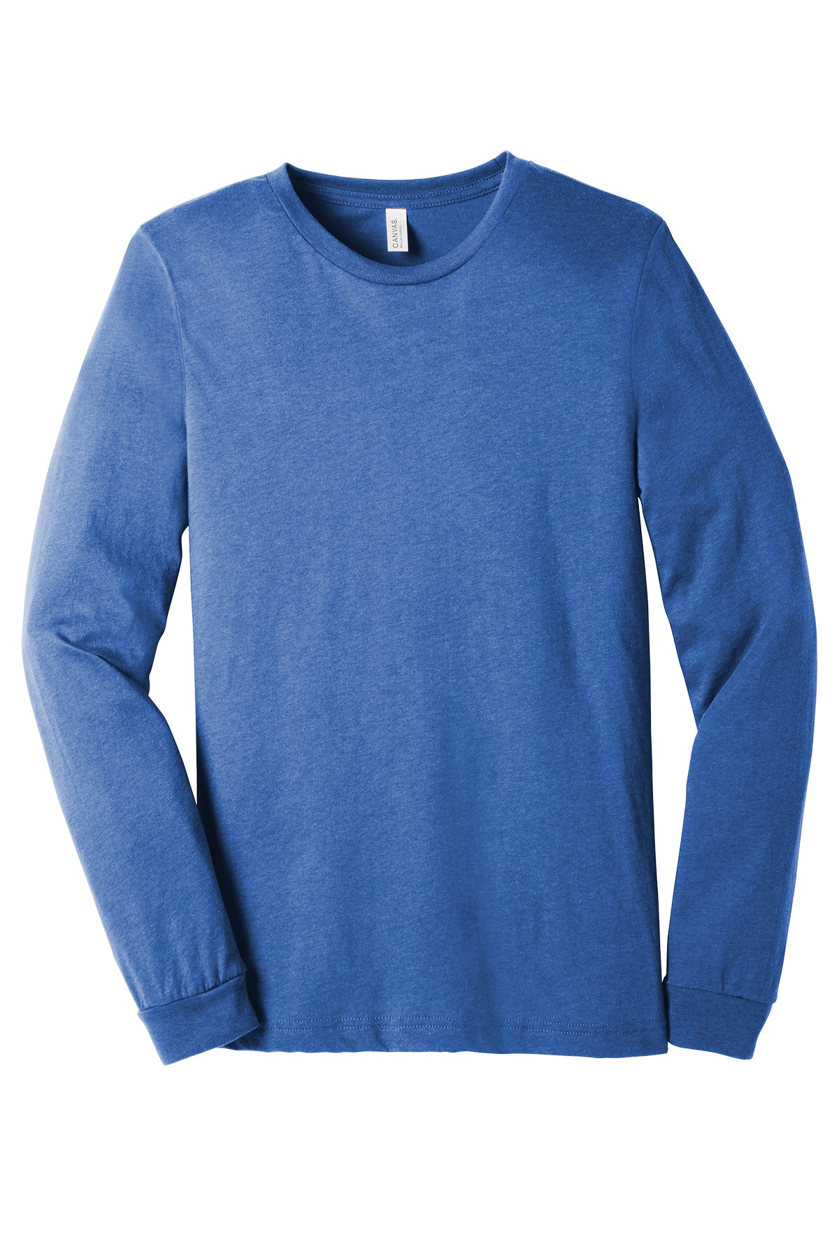 Bella+Canvas® Bc3501Cvc Unisex Heather Cvc Long Sleeve Tee Ad Small / True Royal