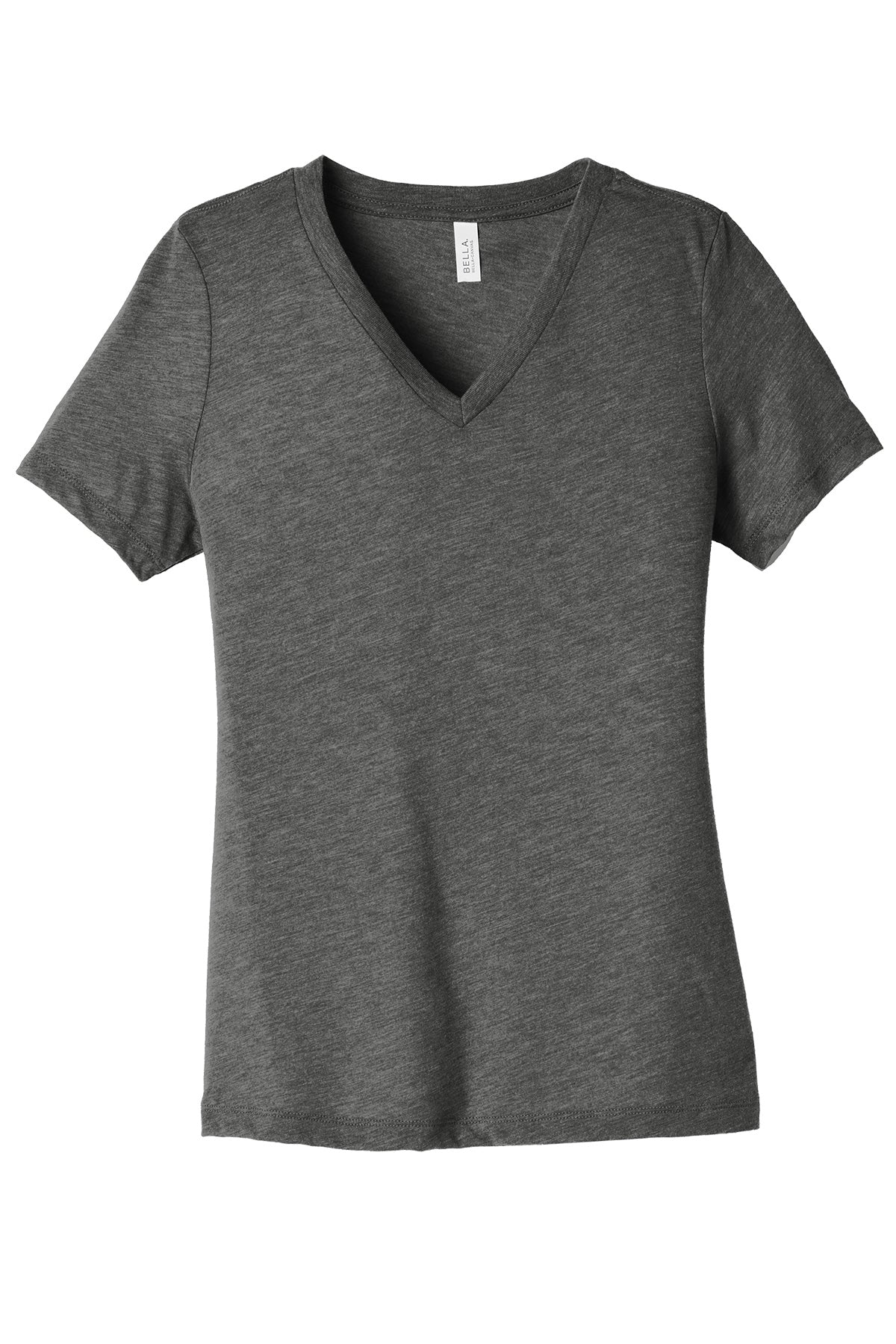 Bella+Canvas Bc6415 Adult Women T-Shirt Ad Small / Grey Triblend