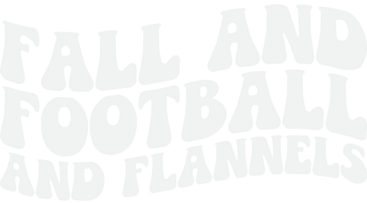 FALL PRINT 19 - Fall and football and flannels
