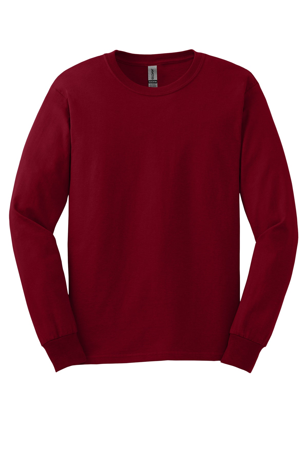 Gildan® Ultra G2400 Cotton® 100% Us Cotton Long Sleeve T-Shirt Ad Small / Cardinal