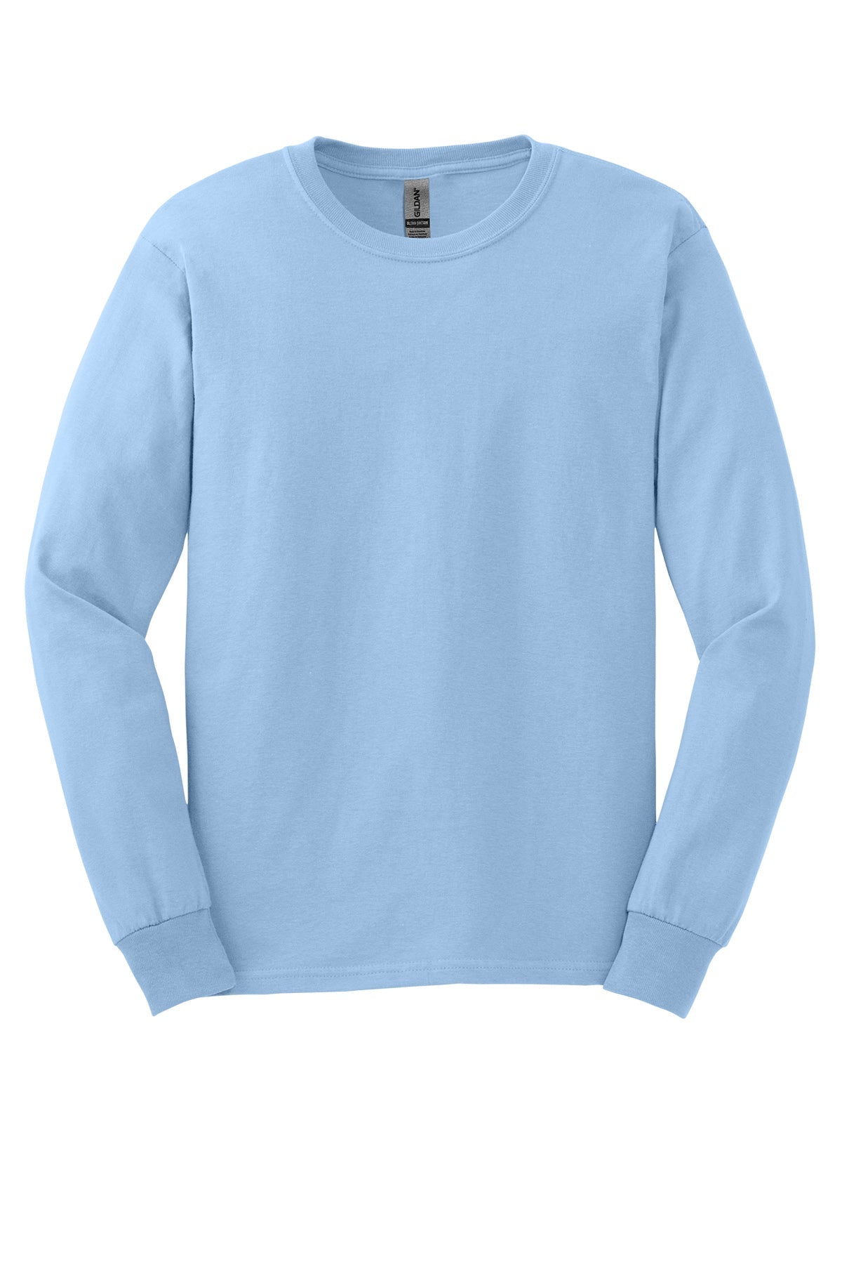 Gildan® Ultra G2400 Cotton® 100% Us Cotton Long Sleeve T-Shirt Ad Small / Carolina Blue