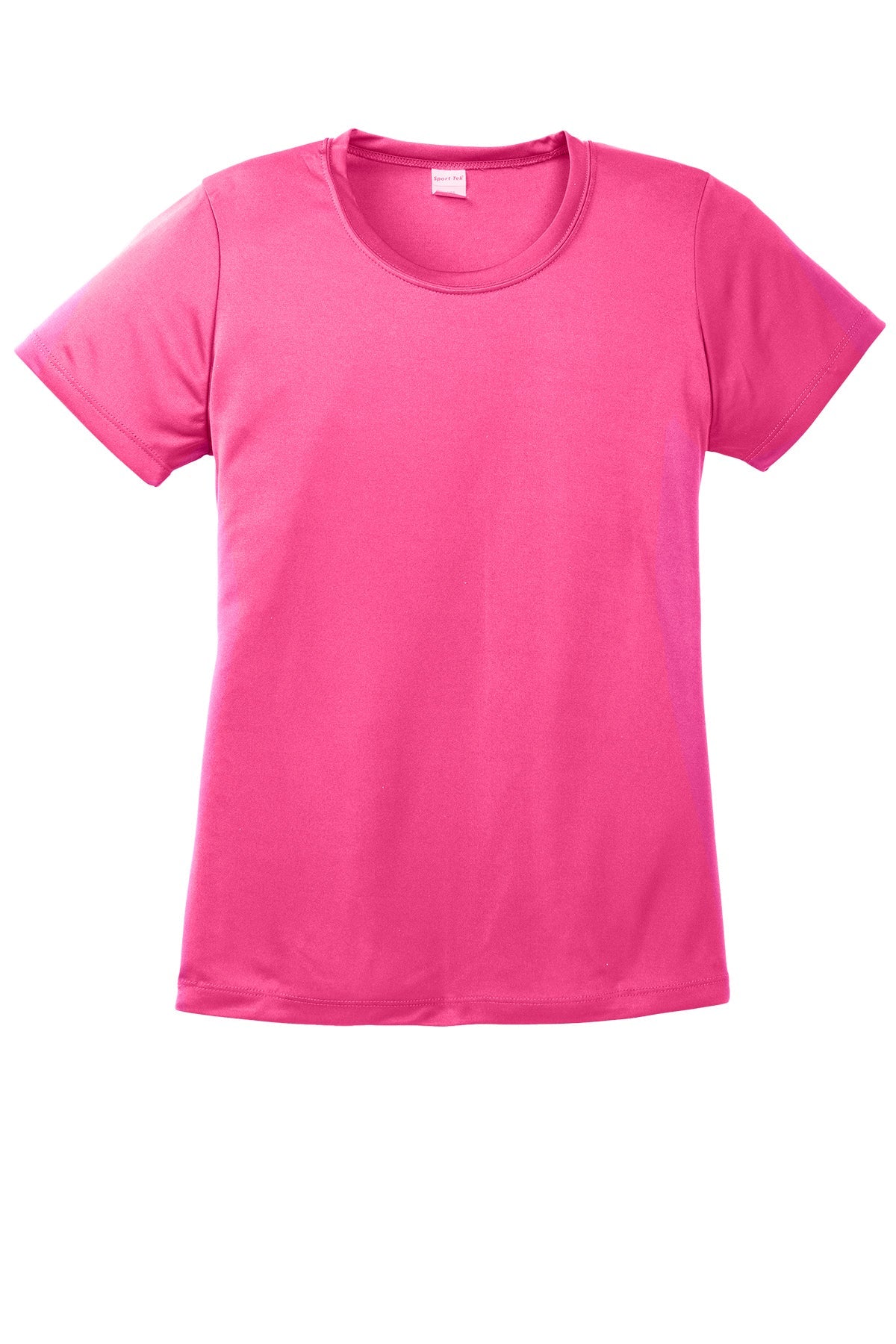 Sport-Tek Lst350 Polyester Ladies T-Shirt Ad Small / Neon Pink