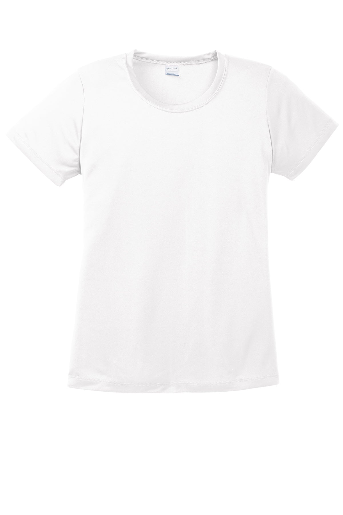 Sport-Tek Lst350 Polyester Ladies T-Shirt Ad Small / White