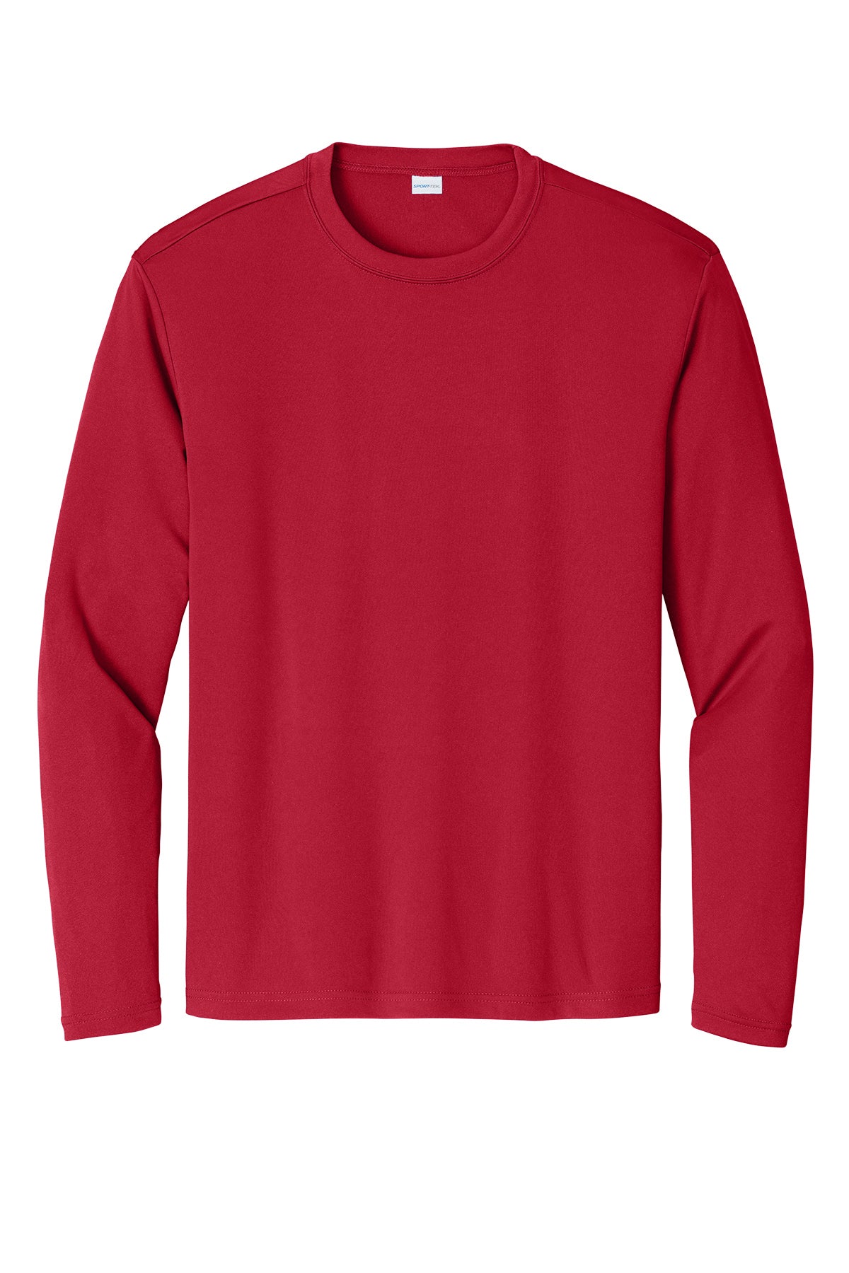 Sport-Tek St350Ls Polyester Adult Long Sleeve T-Shirt Ad Small / Deep Red