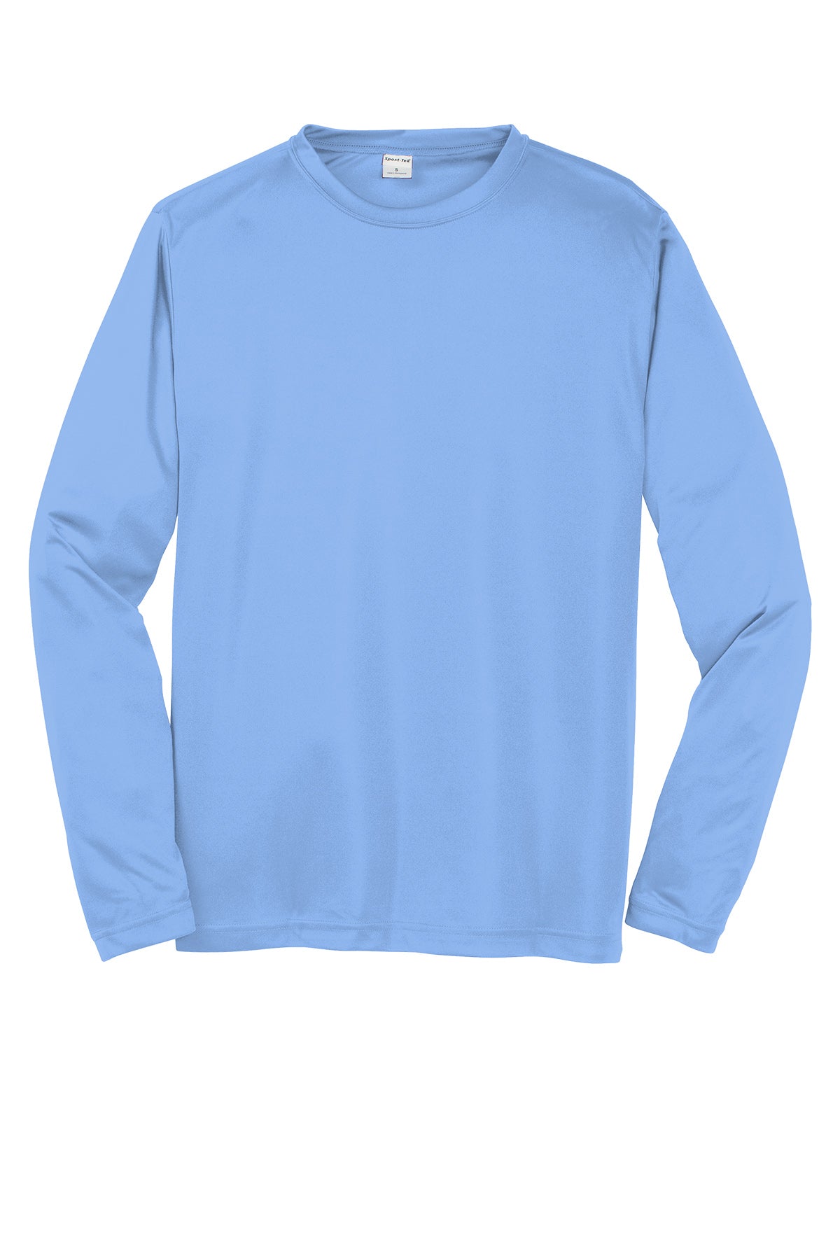 Sport-Tek St350Ls Polyester Adult Long Sleeve T-Shirt Ad Small / Carolina Blue
