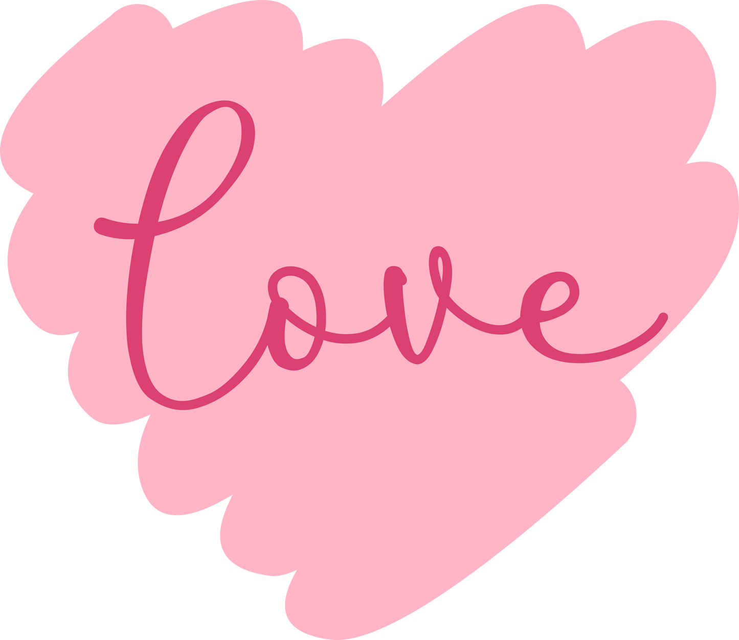 VALENTINE'S DAY PRINT 165 - love in heart