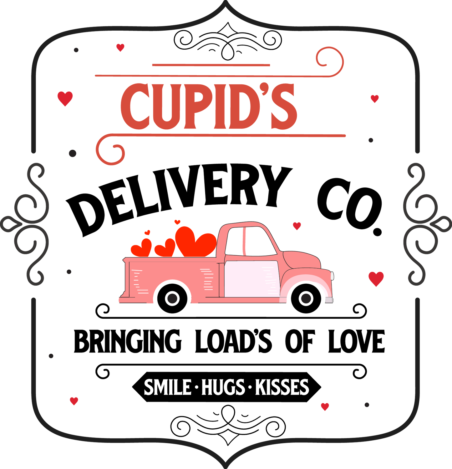 VALENTINE'S DAY PRINT 19 - CUPIDS DELIVERY