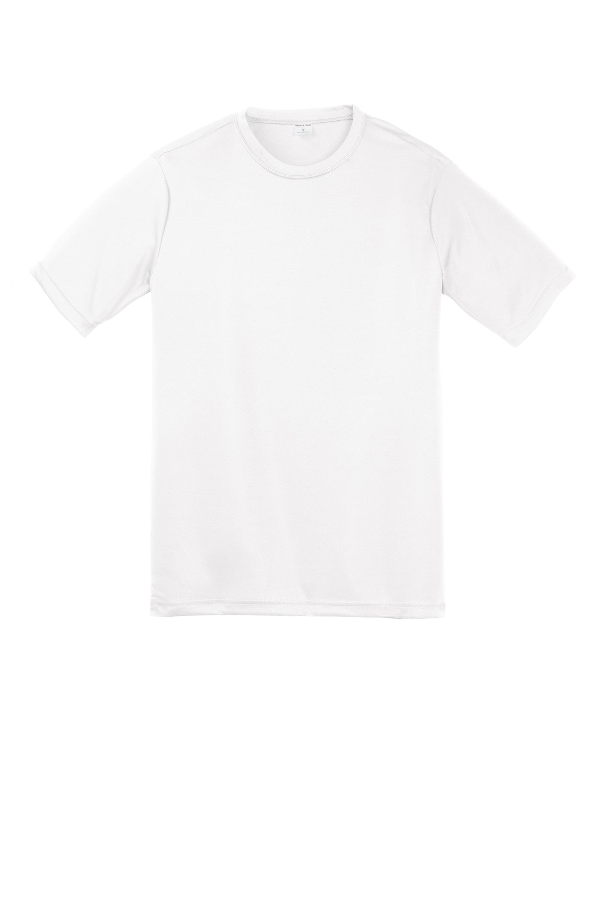Sport-Tek Yst350 Polyester Youth T-Shirt Yth Small / White