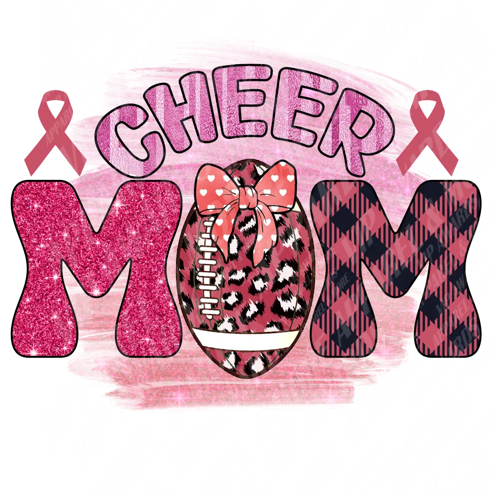 Breast Cancer Print 23 - Cheer Mom