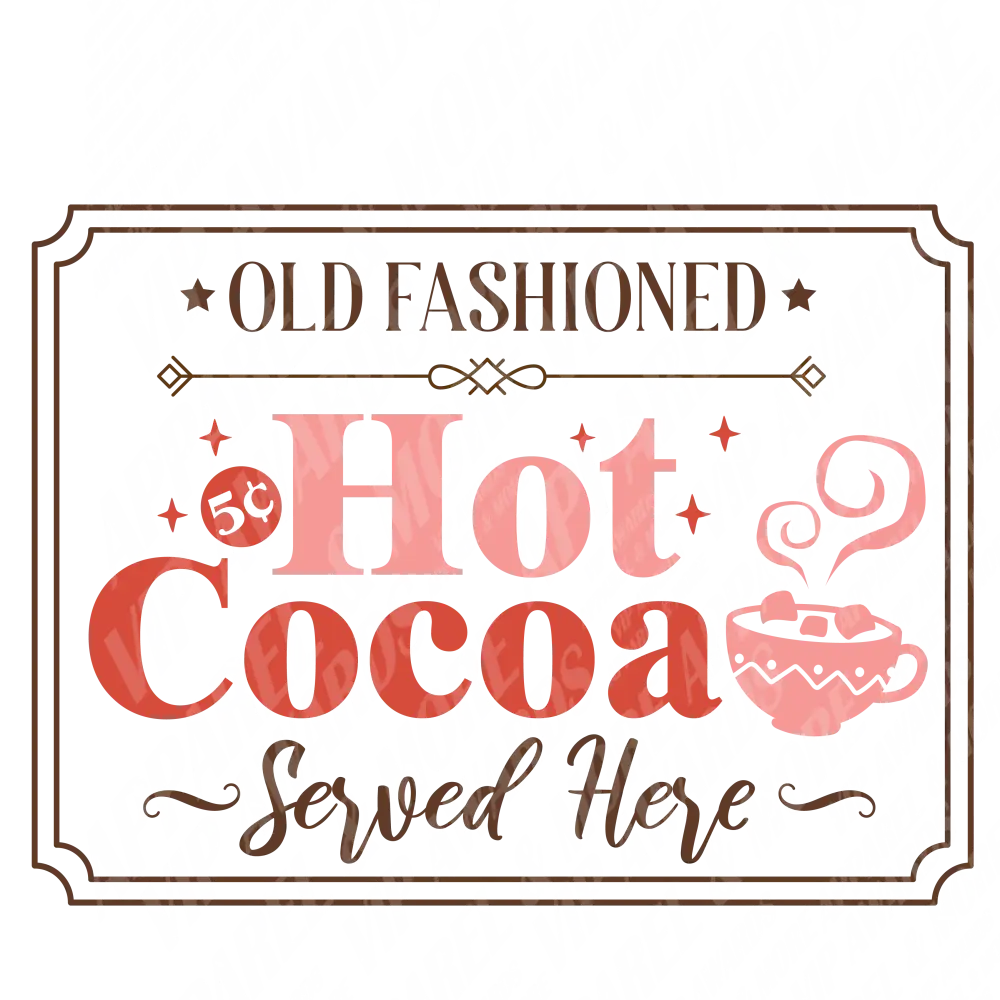 Christmas Print 5 - Hot Cocoa