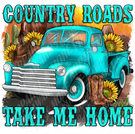 Country & Western Print 2 -Country_Roads_Take_Me_Home