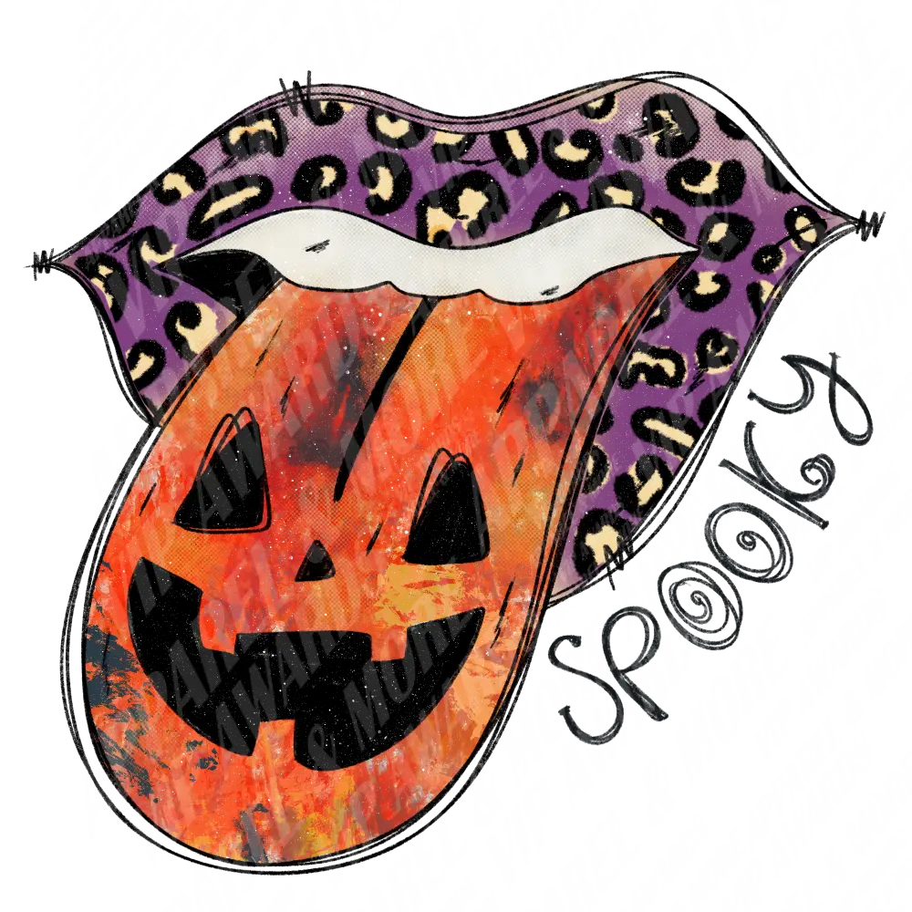 Halloween Print 30 - Pumpkin Tongue