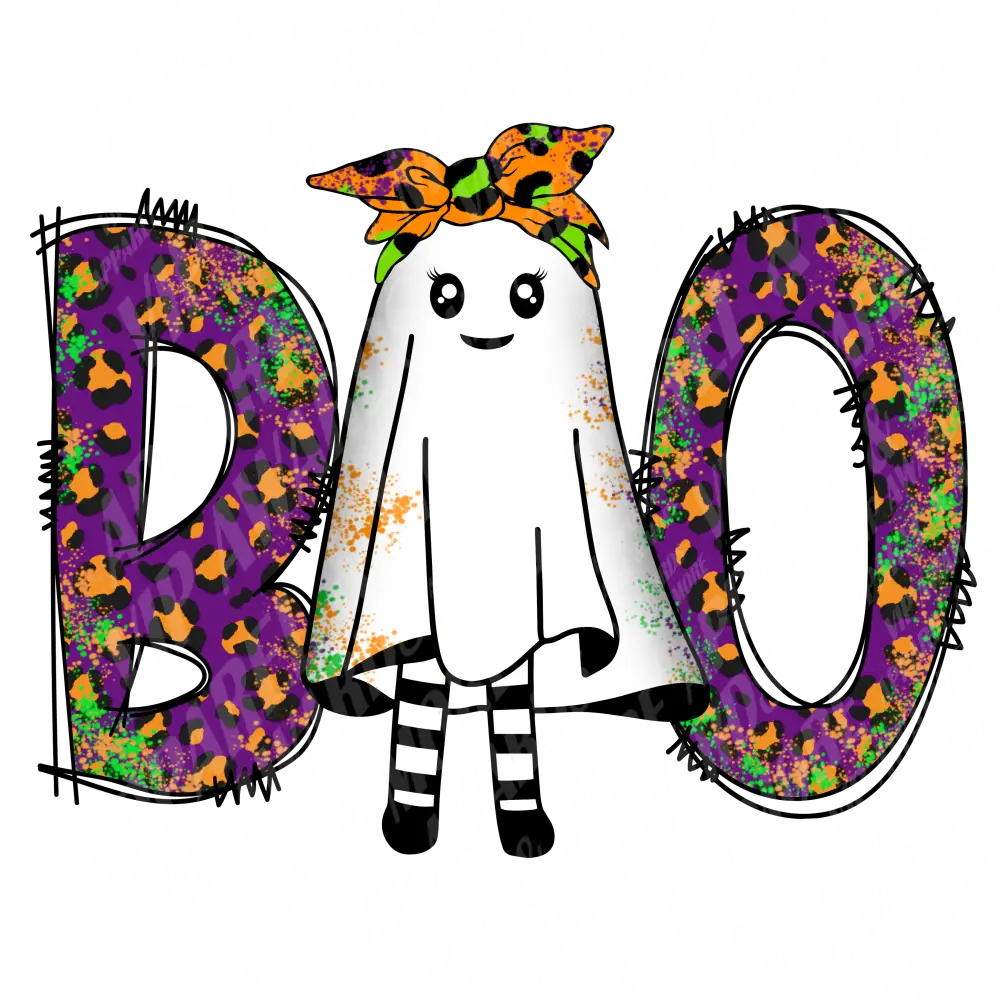 Halloween Print 4 - Boo Girl